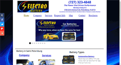 Desktop Screenshot of electrobatteryinc.com